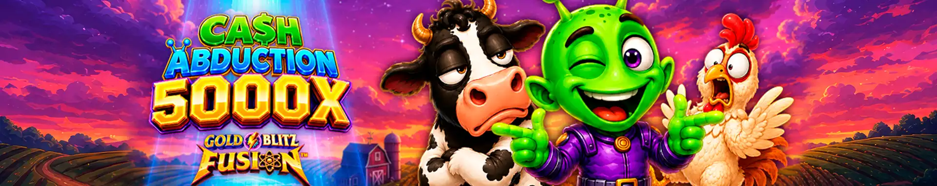 Slot Cash Abduction 5000X Gold Blitz Fusion