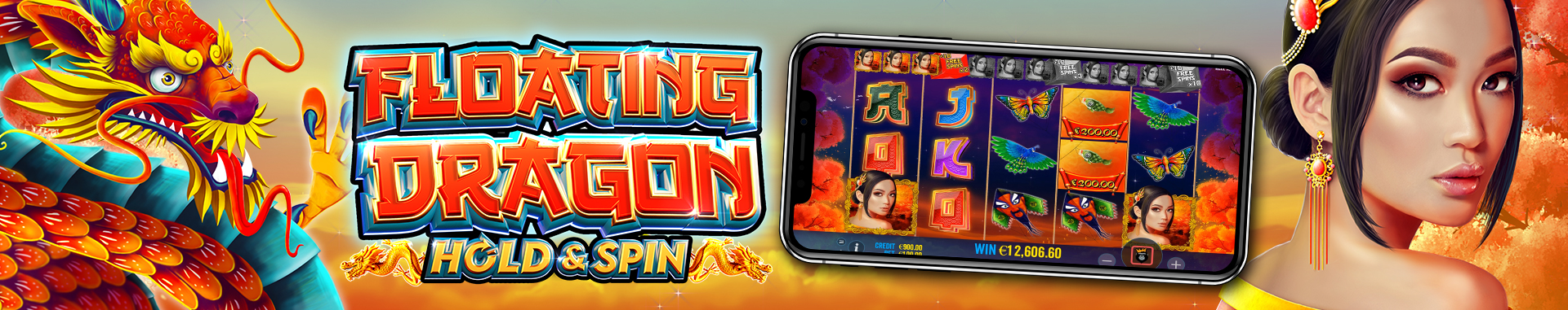 Slot Floating Dragon Hold and Spin